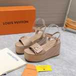 Louis Vuitton Buty, sandaly klapki, skora 120411