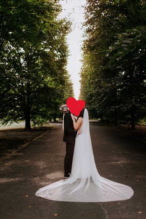 Suknia ślubna kwiaty 3d romantyczna dziewczęca