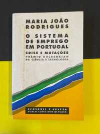 Maria João Rodrigues - O Sistema de Emprego em Portugal