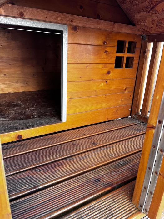 Casota para cão com alpendre