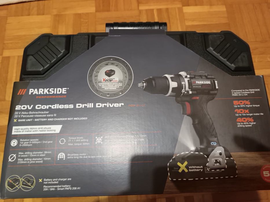 Wkrętarka Parkside Performance PABSP 20 Li C4 20V