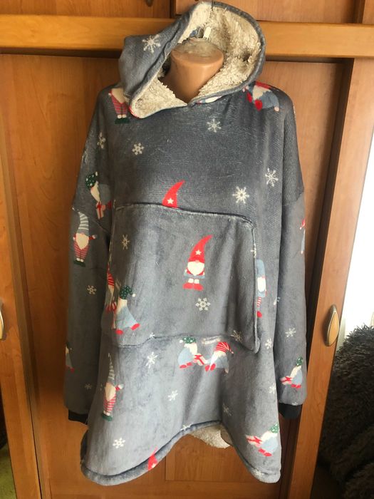 Меховушка, плюшева туника, халат, плаття, худи, 2-3XL. Moon, слип