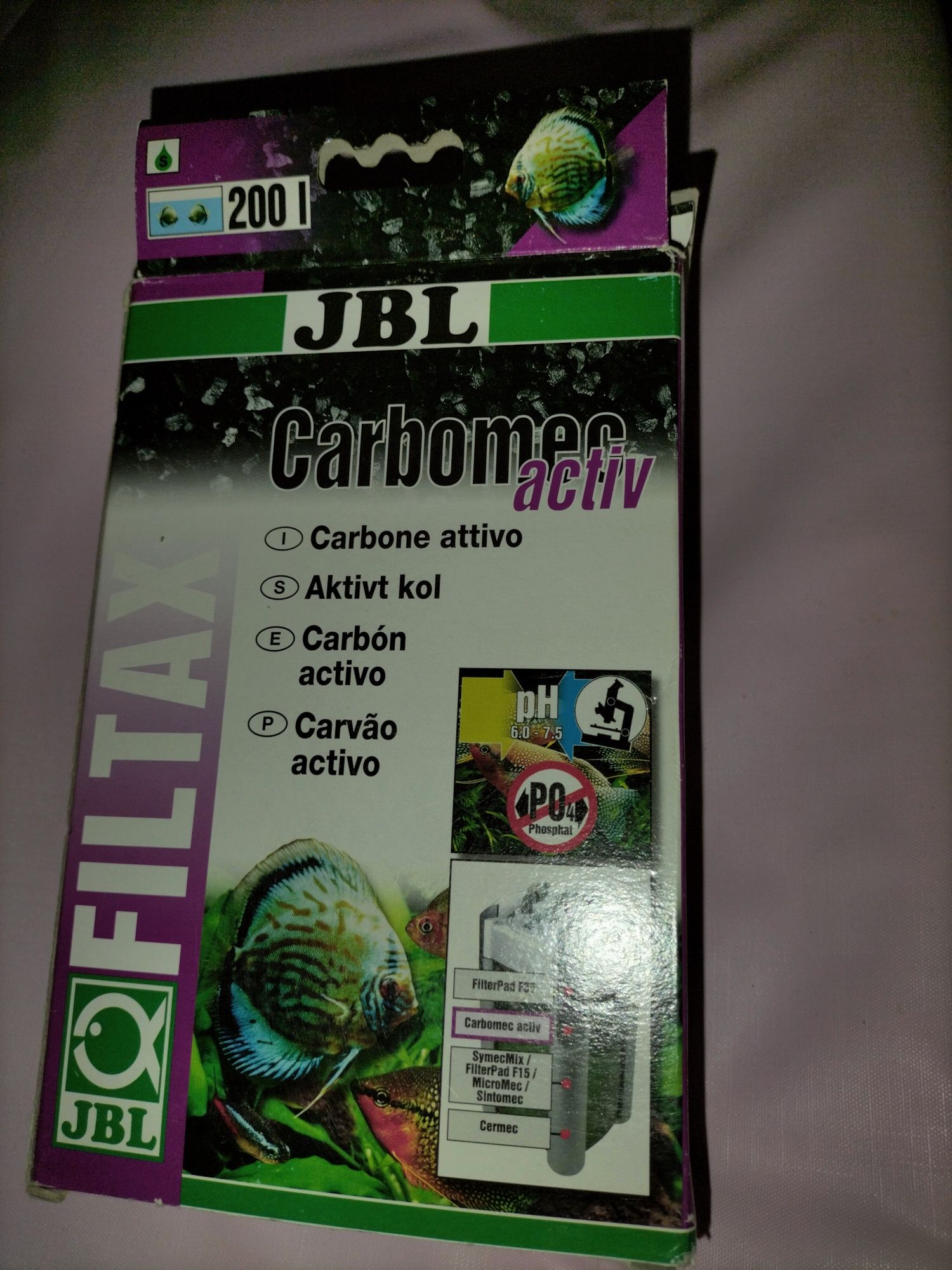 Carvão ativo para aquário JBL