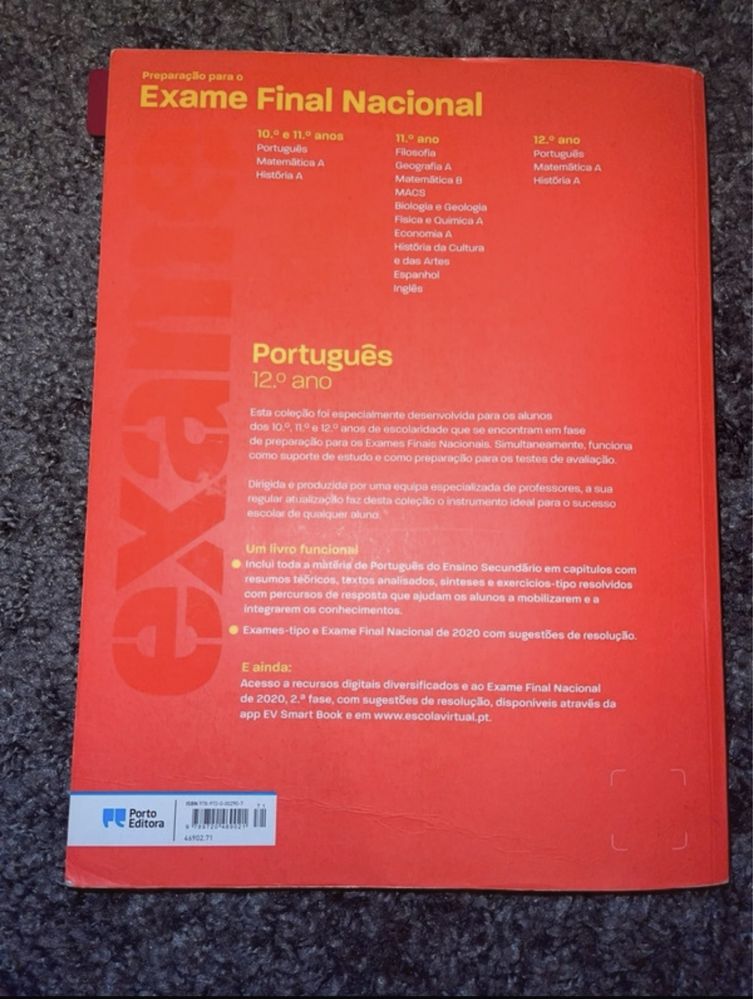 Livro Exames Português