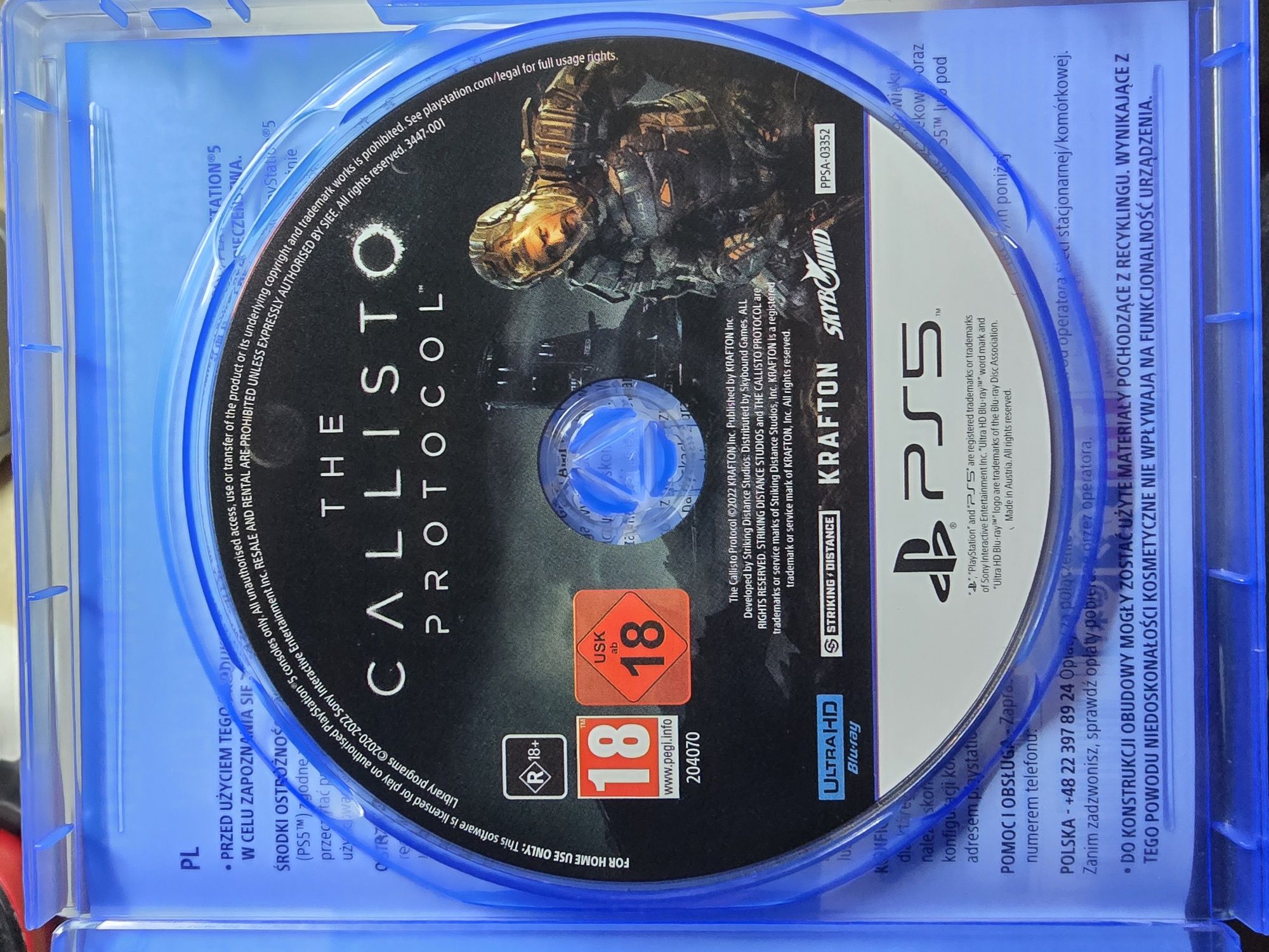 Gra na ps5 Callisto Protocol