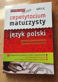 Repetytorium maturzysty j.polski poziom podstawowy i rozszerzony