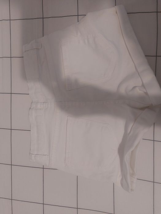 Calções ganga Bershka brancos