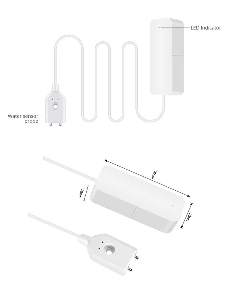 Czujnik Sensor zalania wody Zigbee