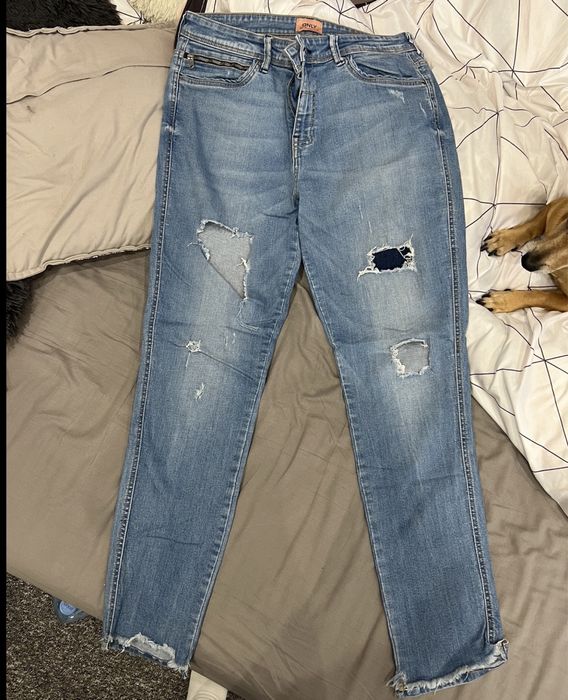 Spodnie damskie jeansowe