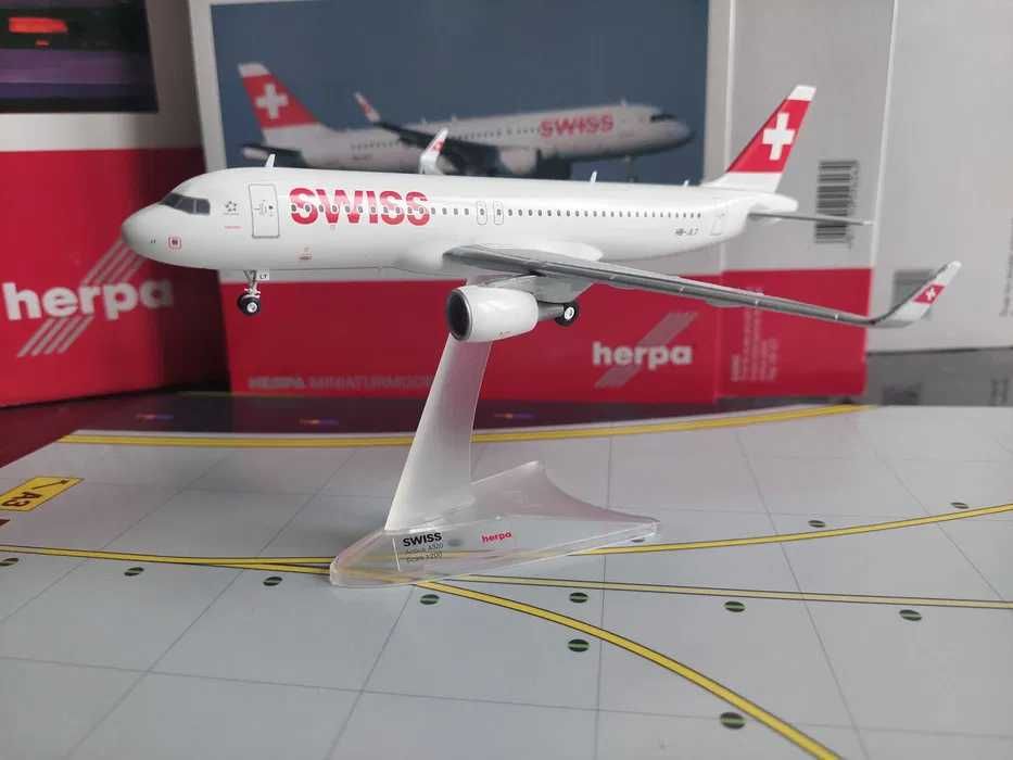 Model Airbus A320 Swiss 1:200 Herpa