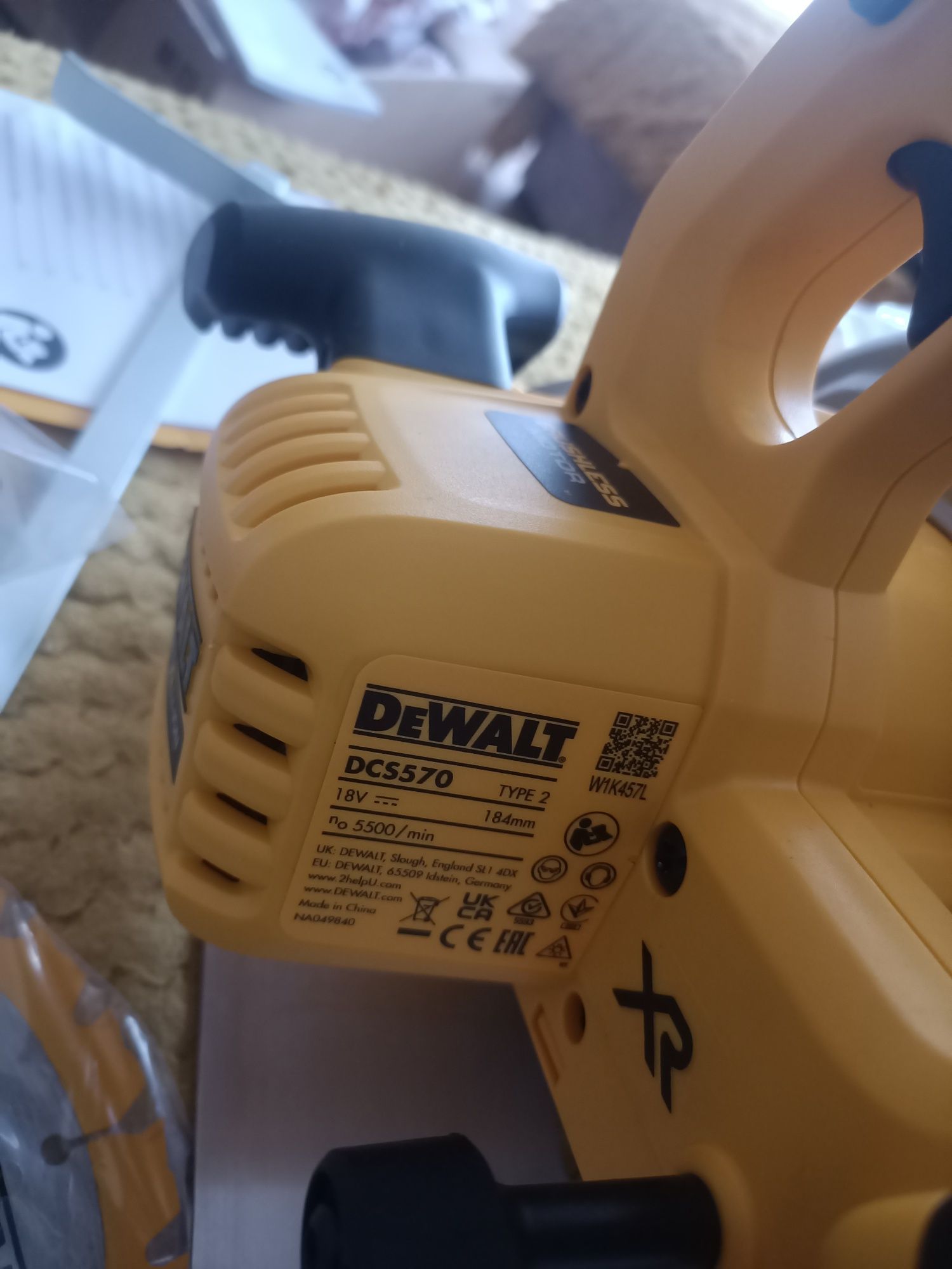 Nowa 24r oryginalna pilarka zagłębiarka DeWalt dcs570