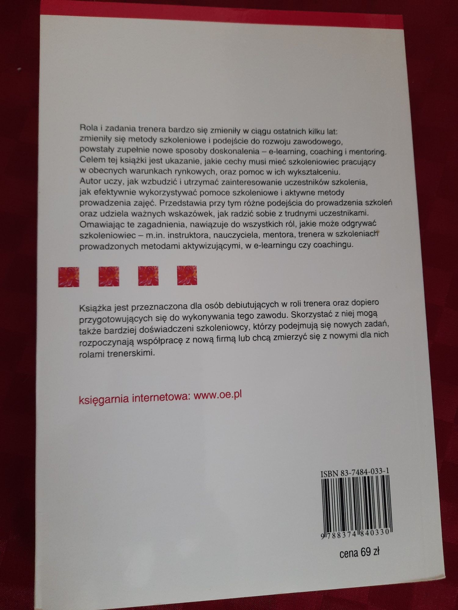 Efektywne szkolenie - doskonalenie umiejętności trenerskich L RAE