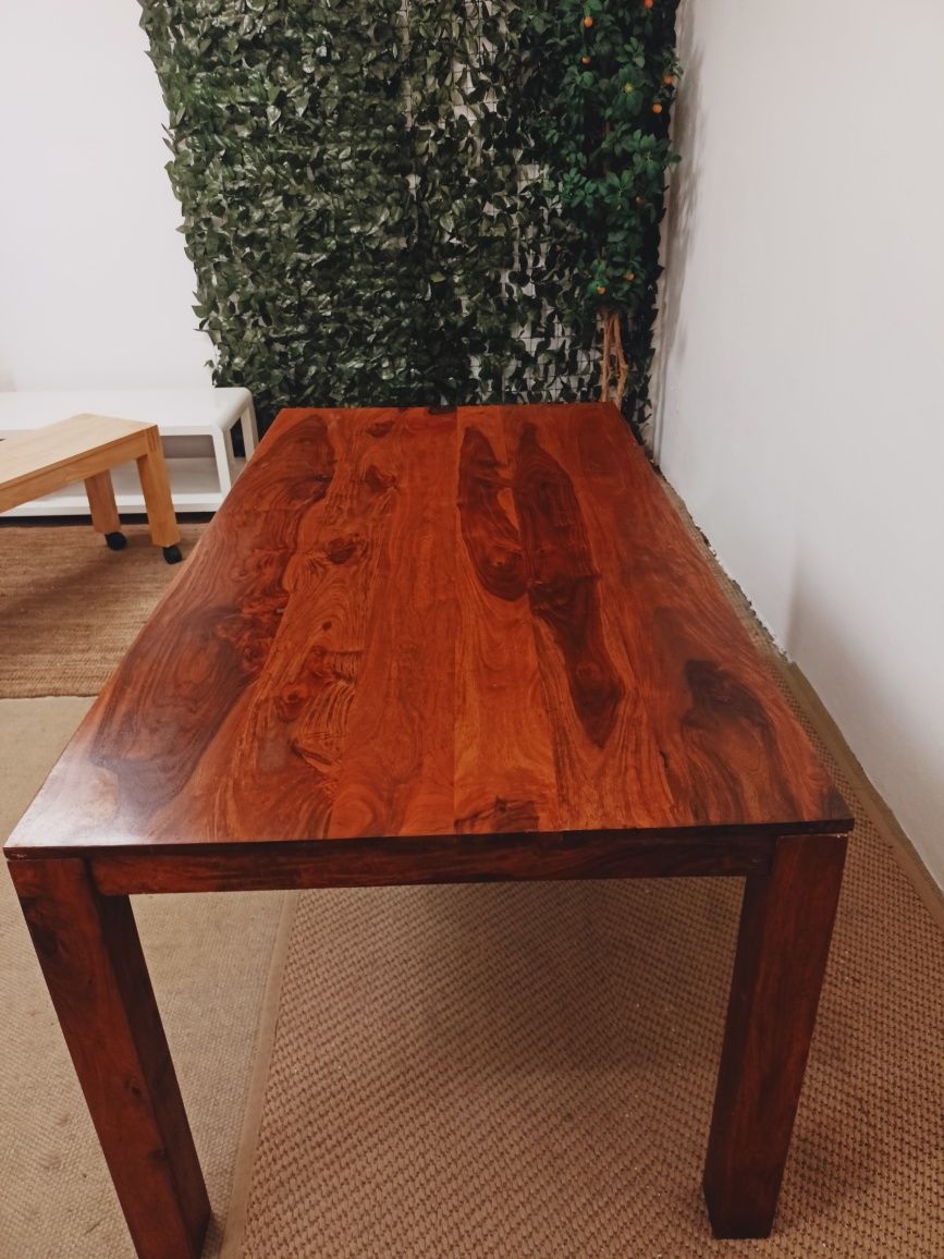 Piękny stół z litego drewna tekowego 175/90cm.
