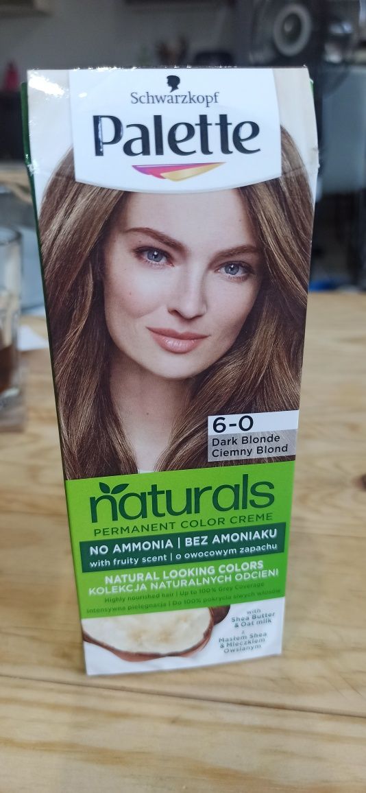 Farba palette schwarzkopf naturals ciemny blond