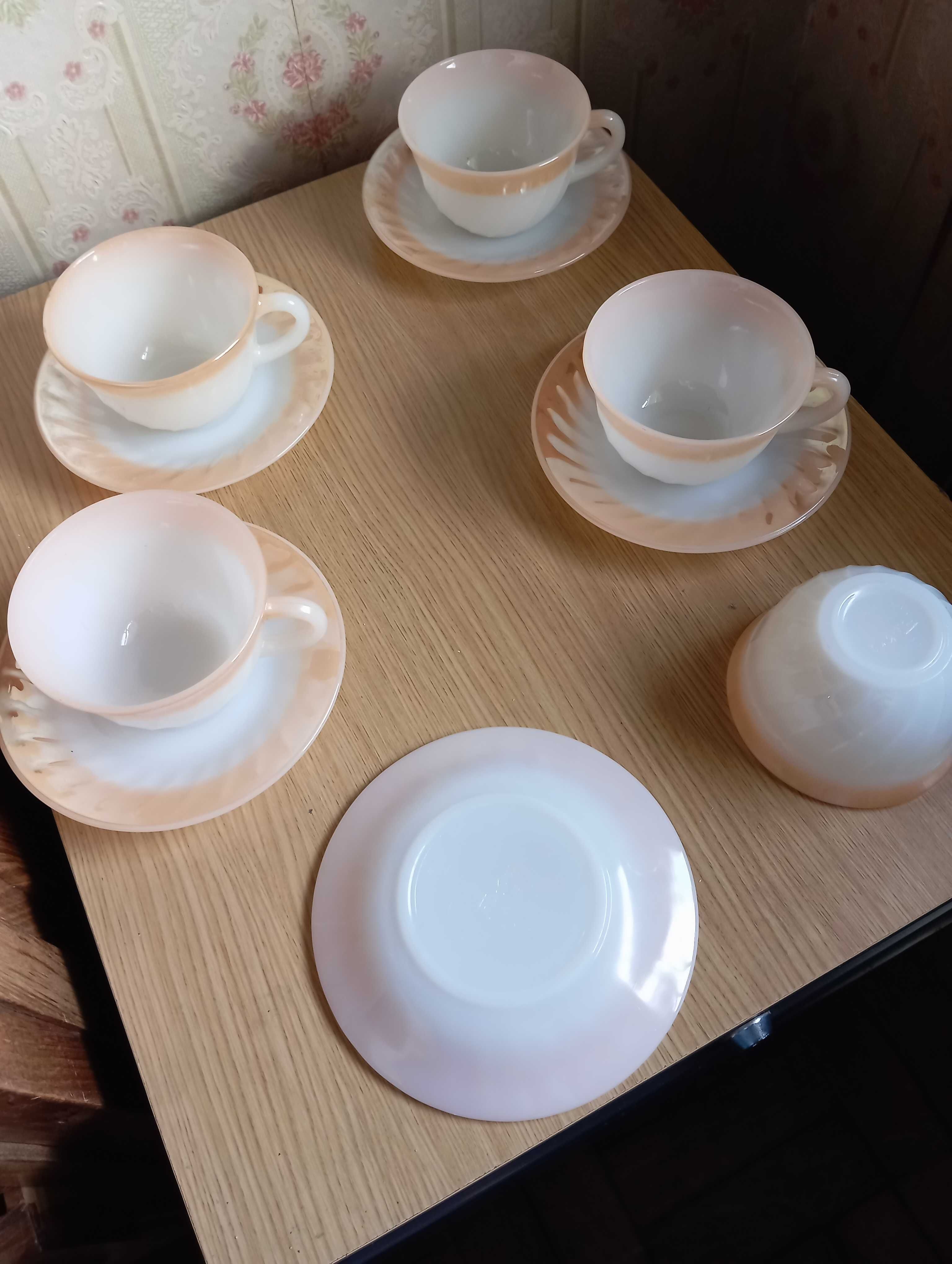Conjunto de 5 chávenas de chá