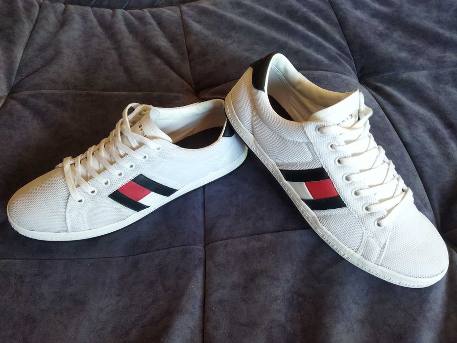 Чоловічі білі кеди кросівки Tommy Hilfiger р.43  28см