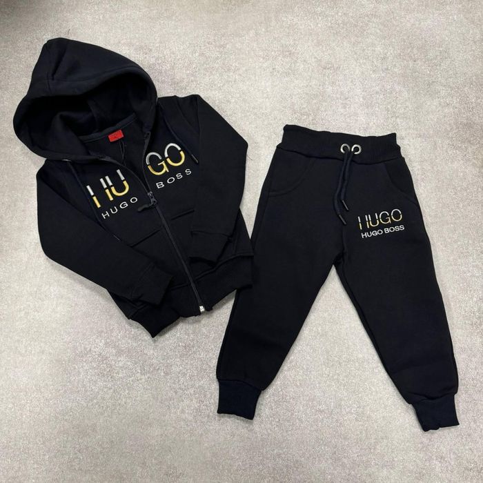 PREMIUM HUGO BOSS 2025 Детский спортивный костюм на Флисе унисекс 86-9