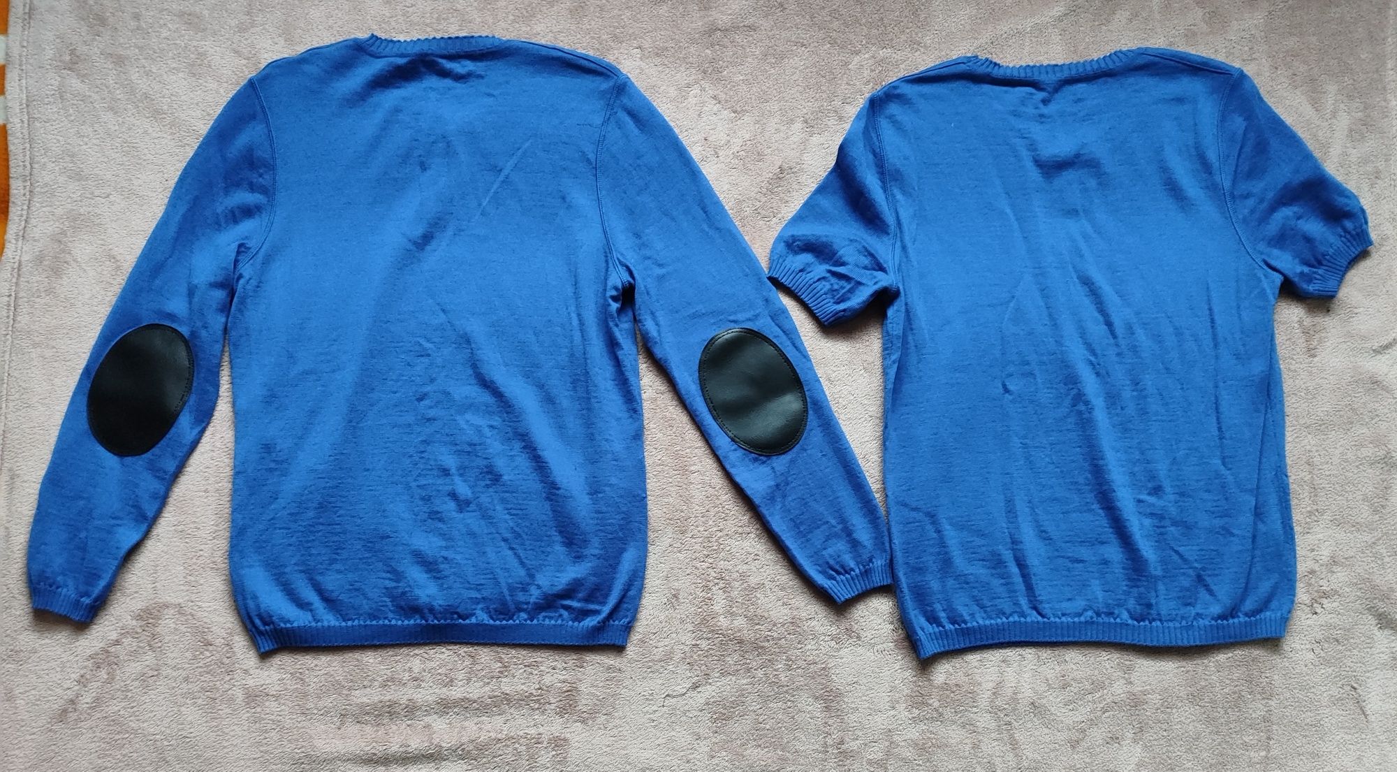 Komplet kardigan / sweter i bluzka / koszulka Marz merino rozmiar L 40