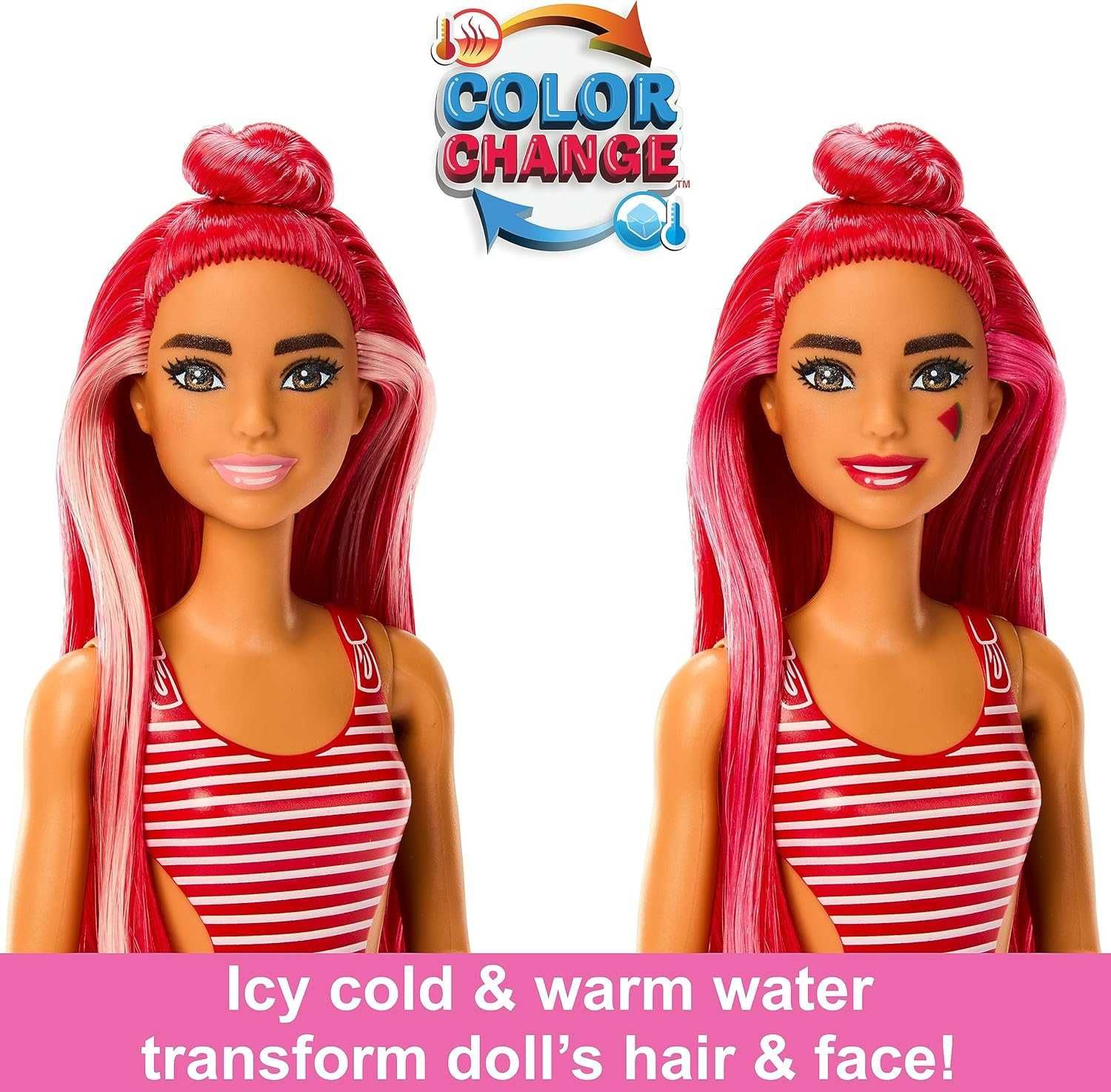 Лялька Barbie op Reveal Fruit. Соковиті фрукти Кавунне смузі