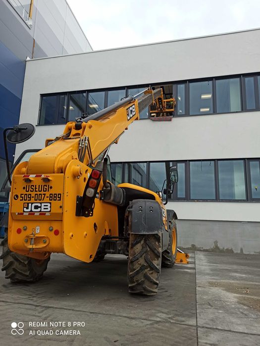 Usługi Ładowarką-Teleskop Koparka Dźwig Dobroszyce Oleśnica rozładunek