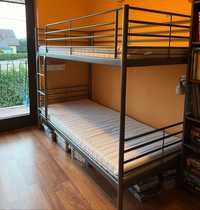 IKEA SVARTA łóżko piętrowe podwójne 200x90