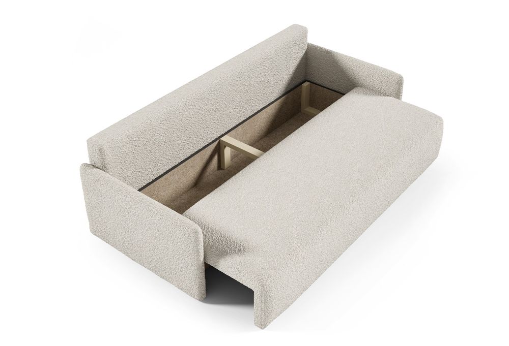 Kanapa LORANTA rozkładana z pojemnikiem – elegancka sofa