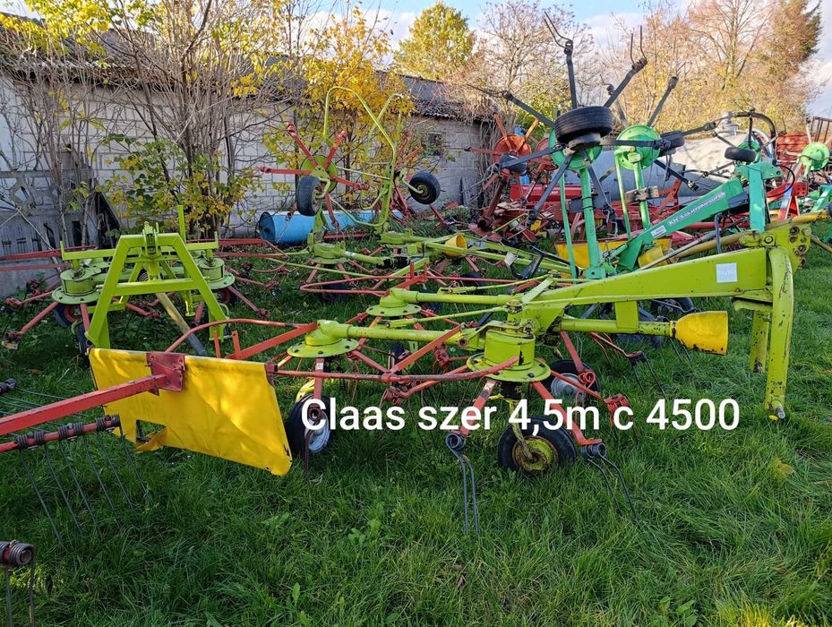 Przetrząsacz kuhn , zgrabiarka Claas , Pz , stoll , niemayer