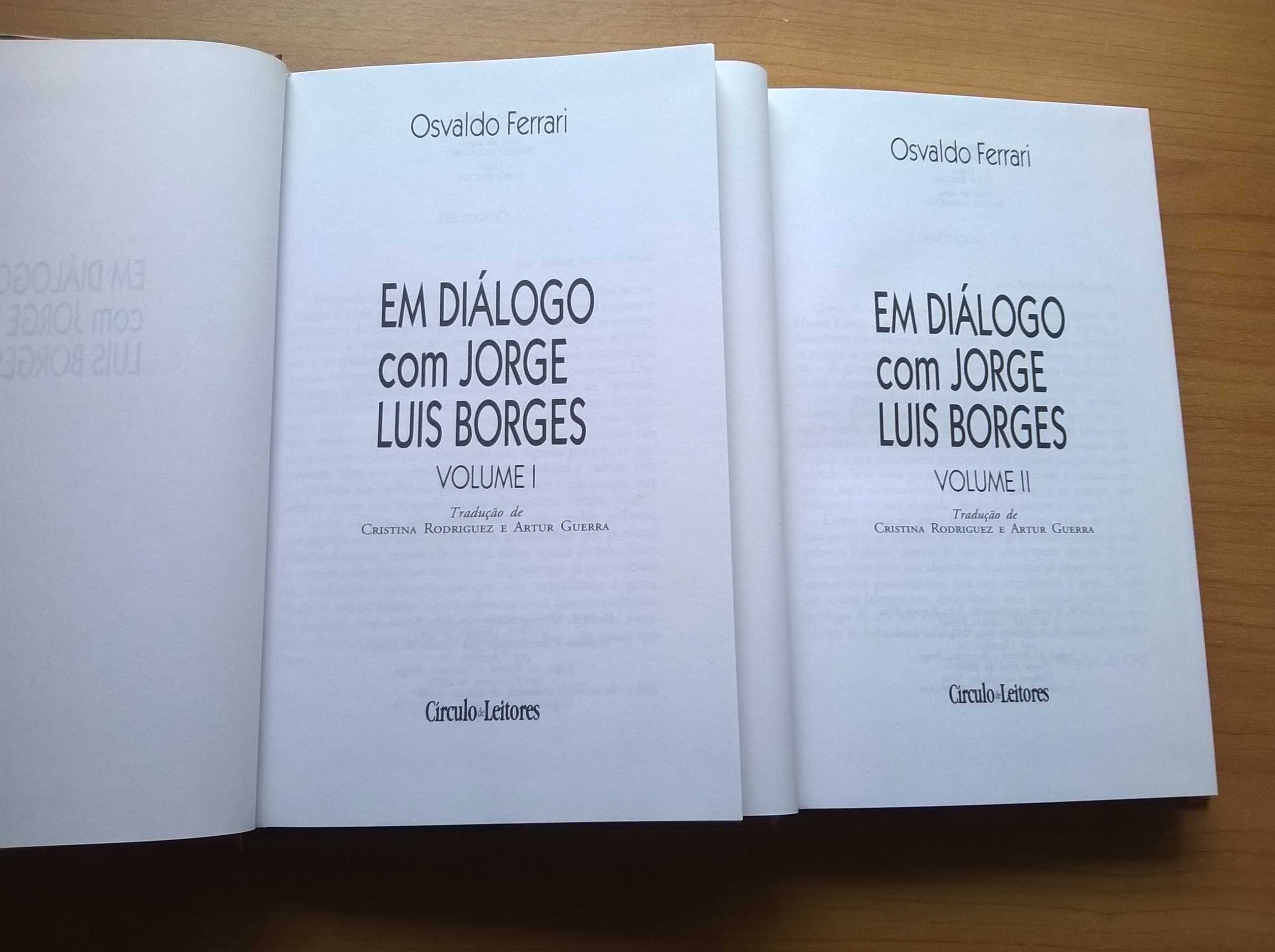Em Diálogo com Jorge Luís Borges (vols I e II) - Osvaldo Ferrari