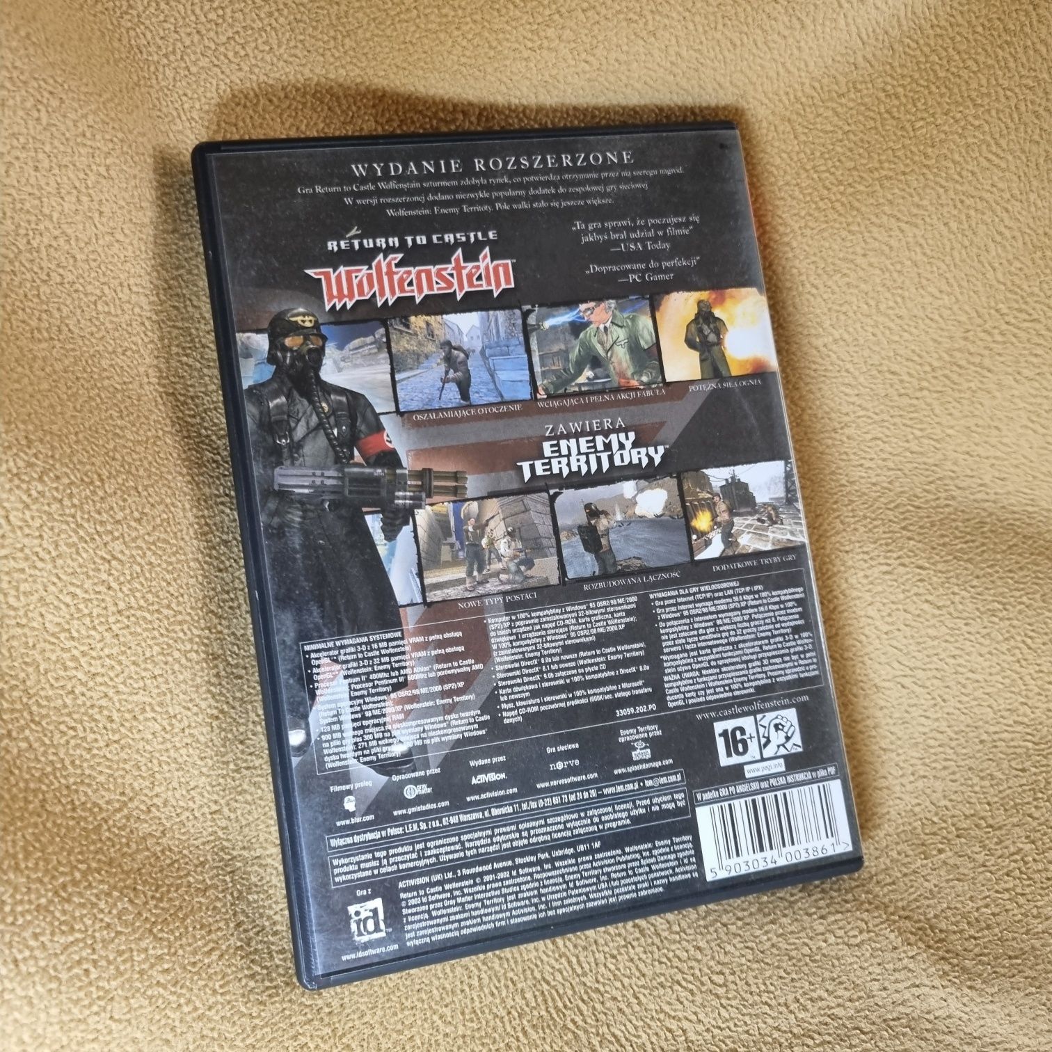 Wolfenstein Return to Castle PC Polskie wydanie