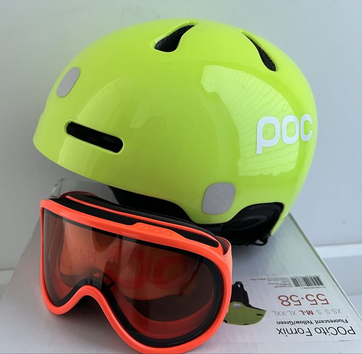 Kask POCito + Google POCito 55-58cm