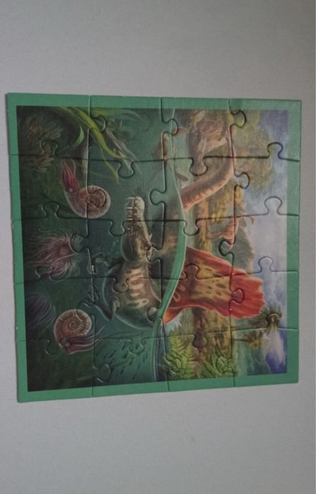 puzzle z dinozaurami