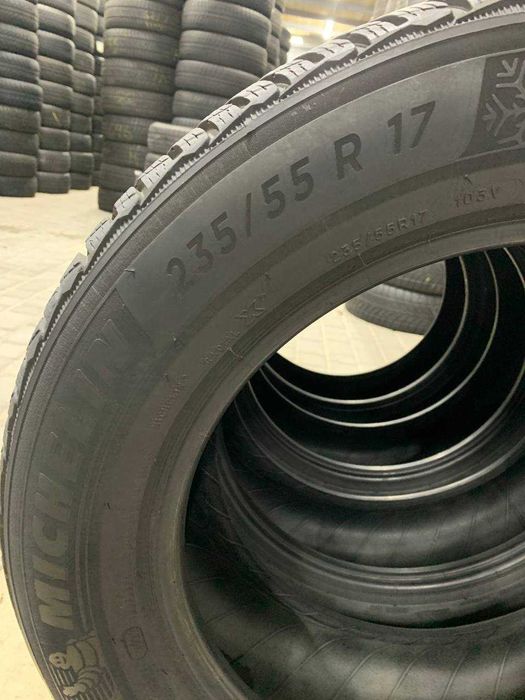 Шини б/у 235/55 R17 Michelin Pilot Alpin 5 - 6мм, 2022 зимові