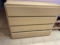 Komoda 110x85 jasne drewno