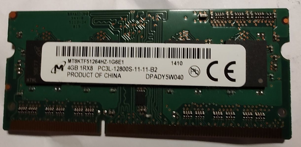Pamięć SODIM 4GB DDR3 Dell