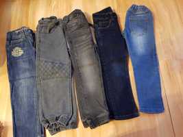 Spodnie jeansowe, 5 par, rozm 104