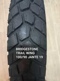 pneu novo mota 100/90/19 Bridgestone trail wing