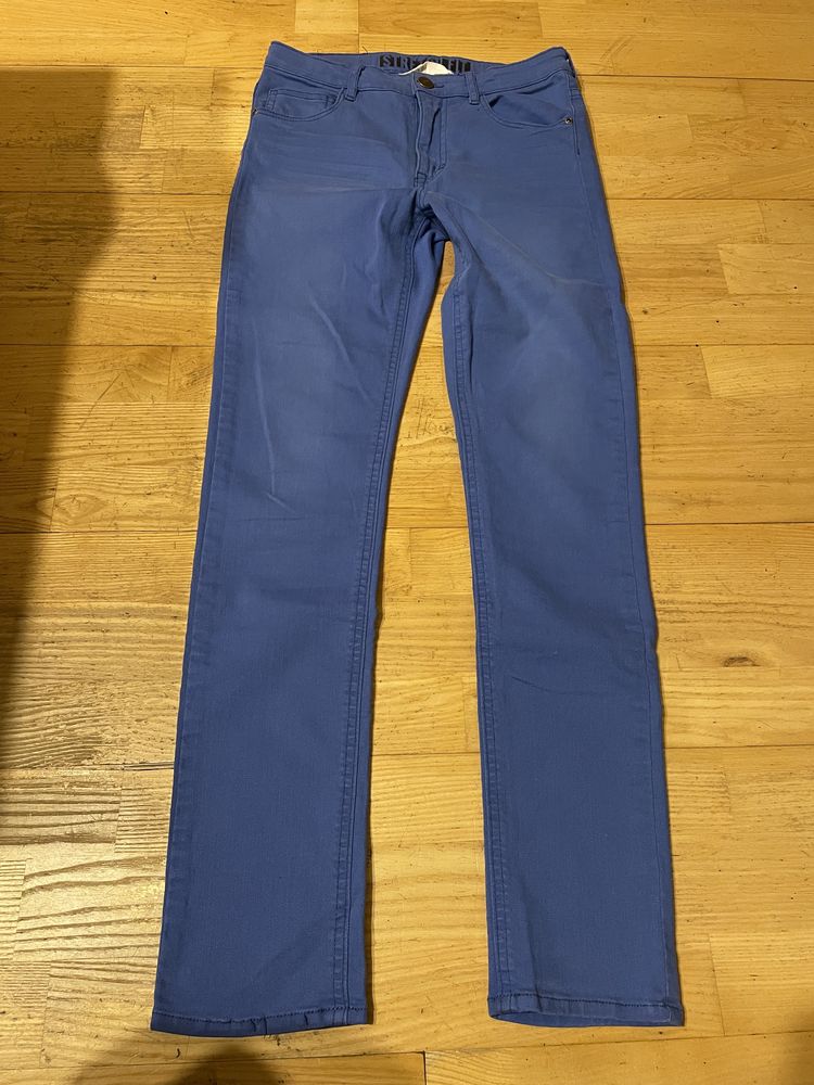 Jeans dziewczęce niebieskie H&M