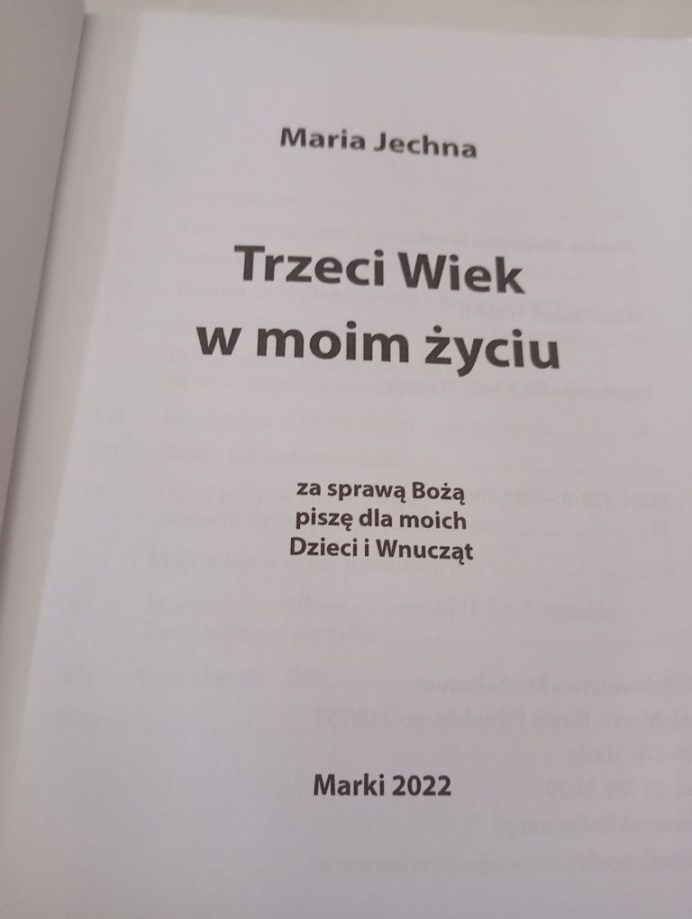 Trzeci wiek w moim życiu - Maria Jechna