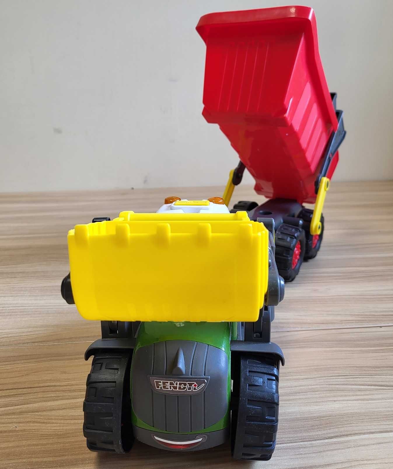 DICKIE ABC Happy Fendt traktor z przyczepą 65 cm dla dzieci