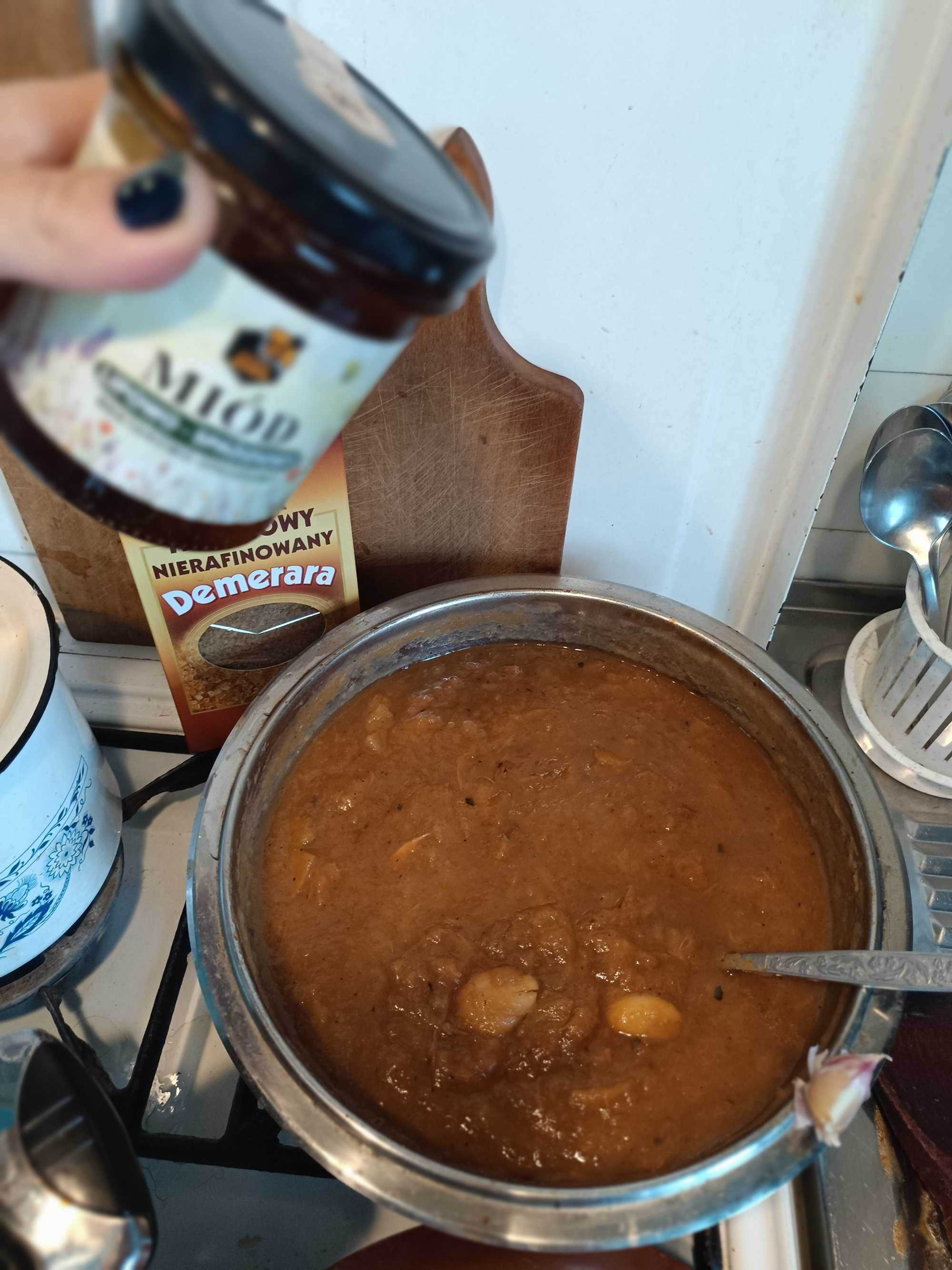 "Prosty"chutney z domowych jabłek Papierówek 300 ml.