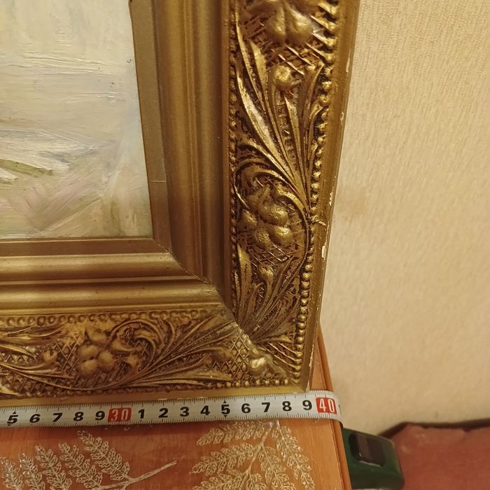 Картина маслом "Предложение"