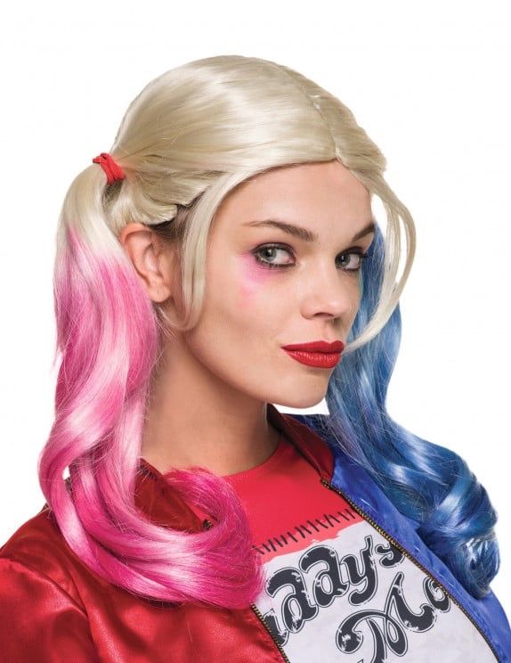 Peruca Harley quinn nova para carnaval