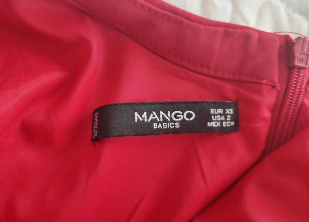 Sukienka czerwona Mango Basic