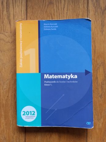 Matematyka klasa 1 Podręcznik