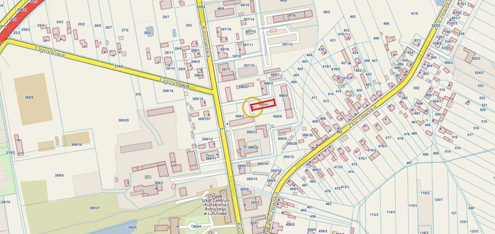 Czteropokojowe mieszkanie w Lututowie z garażem