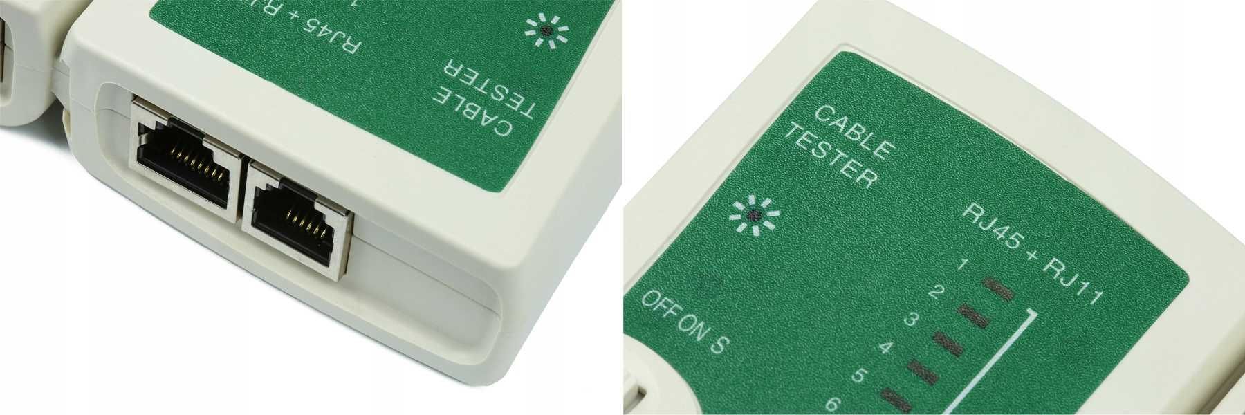 Zaciskarka Wciskacz Tester Sieciowy LSA Rj45 Etui