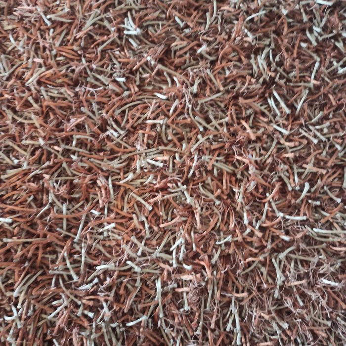 Carpete com 2 tons de laranja