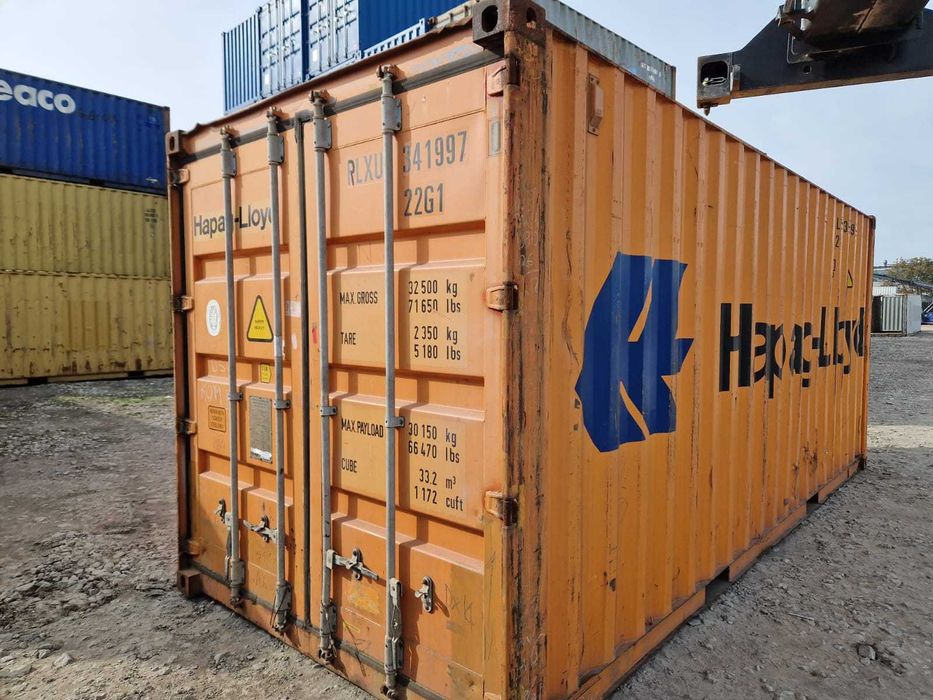 Kontener 20'DC magazynowy - 6 metrowy Kontenery budowa garaż blaszak