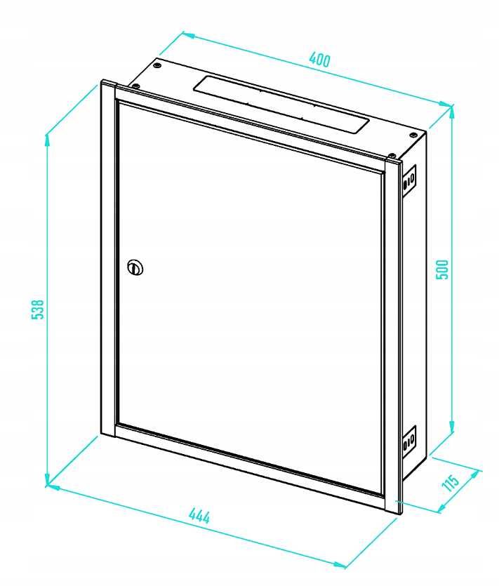Obudowa Podtynkowa OMP5 40x50x12cm Skrzynka Telekomunikacyjna