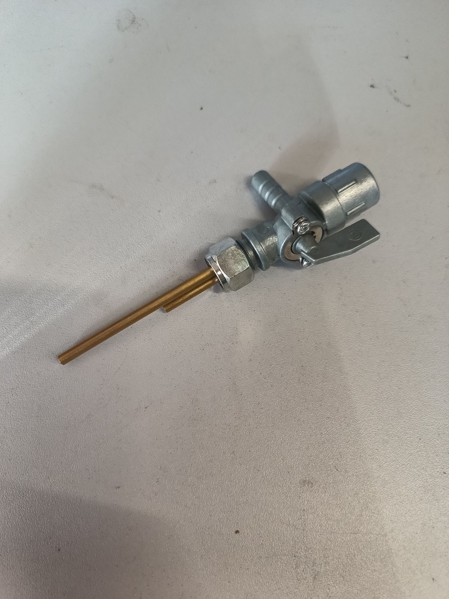 Nowy kranik paliwa komar Romet motorynka wsk aluminiowy odstojnik